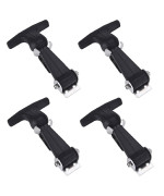 Creatyi 4 Packs Rubber Flexible Hasp Thandle Draw Latches Style 1