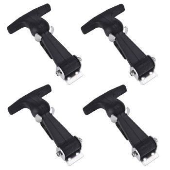 Creatyi 4 Packs Rubber Flexible Hasp Thandle Draw Latches Style 1