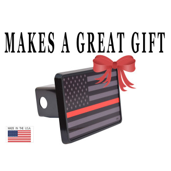 Rogue River Tactical Subdued Thin Red Line Flag Trailer Hitch Cover Plug Us Fire Fighter Truck Department Fd