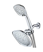 Aquadance Luxury Square Highpressure Giant 73 Rain Shower Headhandheld Spa Combo Extralong 72 Stainless Steel Hose 3W