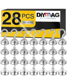 Diymag Neodymium 28 Pack Magnetic Hooks Facilitate Hook For Cruise Home Kitchen Workplace Office And Garage