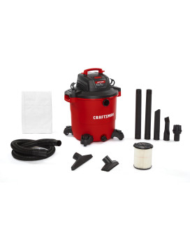 Craftsman Cmxevbe17596 20 Gallon 65 Peak Hp Wetdry Vac Heavyduty Shop Vacuum With Attachments