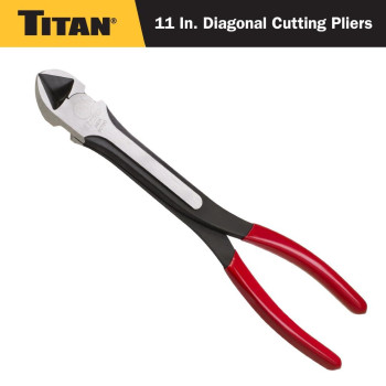 Titan 60780 11Inch Diagonal Cutting Pliers