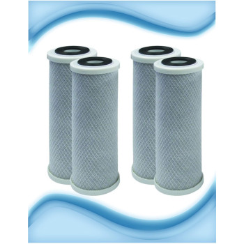 Compatible For 4234373 Micron 10 X 25 Carbon Block Ep10 Replacement Water Filter 4 Pack