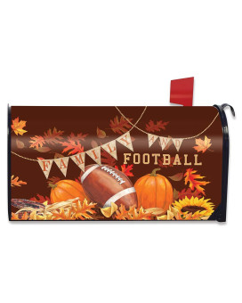 Briarwood Lane Family Football Magnetic Mailbox Cover Sports Autumn Standard