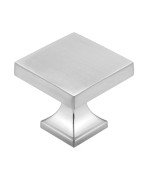 Homdiy 25 Pack Brushed Nickel Square Cabinet Knobs Kitchen Knobs Zinc Alloy Drawer Knobs Metal Cabinet Hardware For Drawer Desk