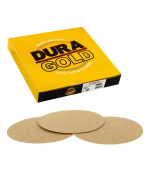 Duragold Premium 8 Gold Psa Sanding Discs 40 Grit Box Of 10 Self Adhesive Stickyback Sandpaper For Da Sander Finishing