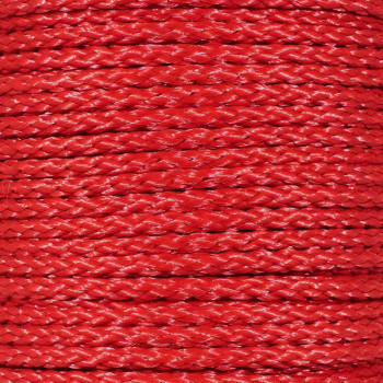 Hollow Braid Polypropylene Rope 38 Inch 500 Feet Red Barrier Rope Trail Marking Crowd Control Golf Courses