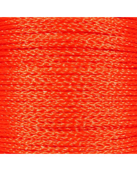 Hollow Braid Polypropylene Rope 14 Inch 1000 Feet Orange Barrier Rope Trail Marking Crowd Control Golf Courses