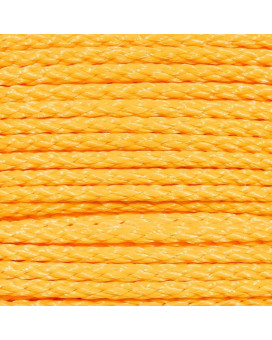 Hollow Braid Polypropylene Rope 12 Inch 1000 Feet Yellow Barrier Rope Trail Marking Crowd Control Golf Courses