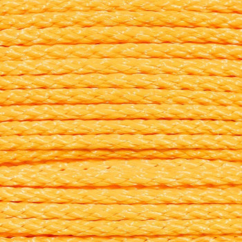 Hollow Braid Polypropylene Rope 12 Inch 1000 Feet Yellow Barrier Rope Trail Marking Crowd Control Golf Courses