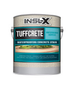 Inslx Cst231009A01 Tuffcrete Waterborne Acrylic Concrete Stain Paint 1 Gallon Light Gray 128 Fl Oz Pack Of 1