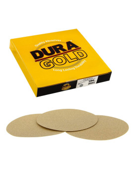 Duragold Premium 8 Gold Psa Sanding Discs 80 Grit Box Of 10 Self Adhesive Stickyback Sandpaper For Da Sander Finishing