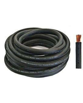 Wni 40 Gauge 100 Feet Black 40 Awg Ultra Flexible Welding Battery Copper Cable Wire Made In The Usa Car Inverter Rv Sol