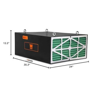 Wen 3417 3Speed Remotecontrolled Industrialstrength Air Filtration System 5567021044 Cfm