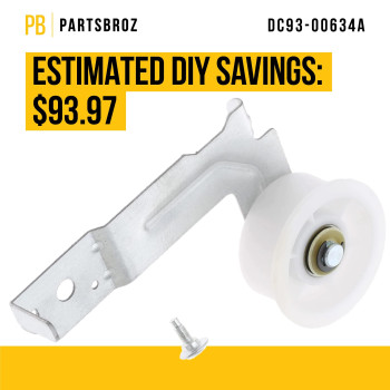 Partsbroz Dc9300634A Dryer Idler Pulley Compatible With Samsung Kenmore Amana Maytag Dryer Replaces Ap6038887 4455850 Dc96