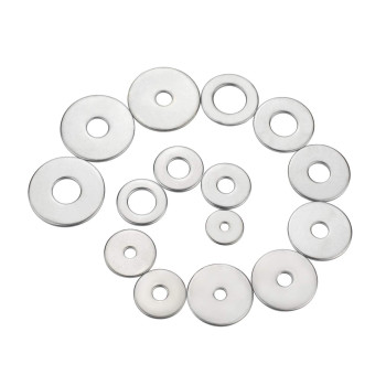 Sutemribor 304 Stainless Steel Large Fender Washer Assortment Kit 200 Pieces 15 Sizes M3 M4 M5 M6 M8 M10 M12