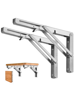 Folding Shelf Brackets Heavy Duty Stainless Steel Collapsible Shelf Bracket For Bench Table Space Saving Diy Bracket Max Loa