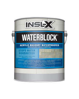 Inslx Amw100009A01 Waterblock Acrylic Masonry Waterproofer Paint 128 Fl Oz Pack Of 1 White