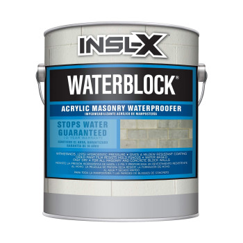 Inslx Amw100009A01 Waterblock Acrylic Masonry Waterproofer Paint 128 Fl Oz Pack Of 1 White