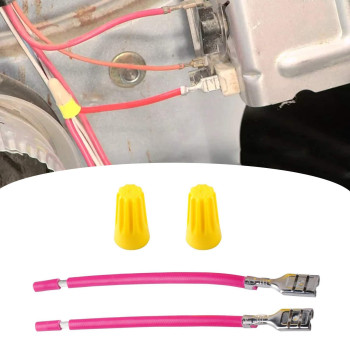 279457 Dryer Heating Element Connecting Wire Kit Replacement Compatible With Whirlpool Replace Ap3134638 Ps334206 279457