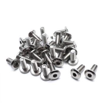 Biaungdo M6X15Mm Stainless Steel Flat Head Hex Socket Cap Bolts Screws Countersunk Connector Fastener Pack Of 30