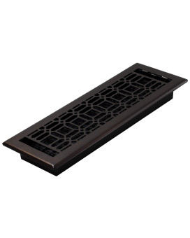 Decor Grates Ngh414Rb Floor Register 4X14 Inches Rubbed Bronze Finish