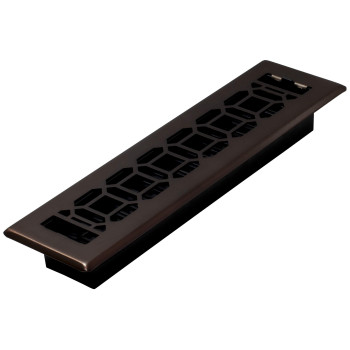 Decor Grates Ngh212Rb Floor Register 2 X 12 Inches Rubbed Bronze Finish