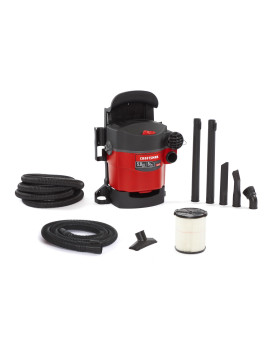 Craftsman Cmxevbe17925 5 Gallon 50 Peak Hp Wetdry Wall Vac Wallmounted Shop Vacuum With Attachments