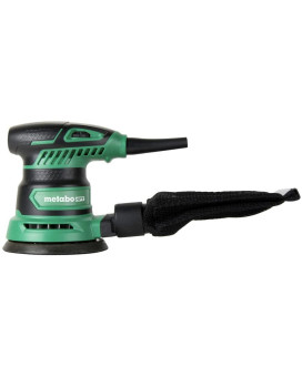 Metabo Hpt 5Inch Random Orbit Sander Variable Speed Powerful 230W 28 Amp Motor Soft Elastomer Grip Includes 2 Pieces O