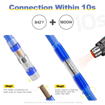 Haisstronica 220Pcs Solder Seal Wire Connectorswaterproof Solder Wire Connectorsheat Shrink Wire Connectorselectrical Connect