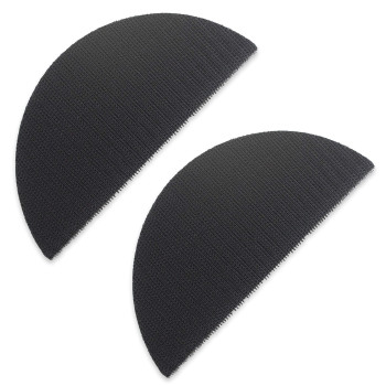 Tgr Half Moon Hand Sanding Pad Hook And Loop 2 Pack 6 Inch