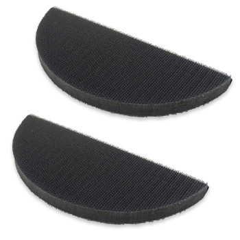 Tgr Half Moon Hand Sanding Pad Hook And Loop 2 Pack 6 Inch