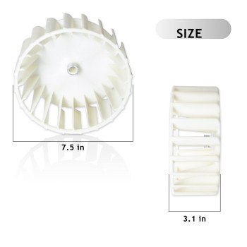 Y303836 Blower Wheel Compatible With Maytagg Dryer 312913 Ap4294048 1245880 312913 33836 303836