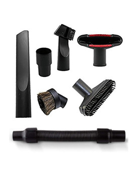 Vacuum Cleaner Attachments Flexible Extension Hose Brush Nozzle Crevice Tools For 1 14 Inch Shop Vacuum Car Detailing Kit