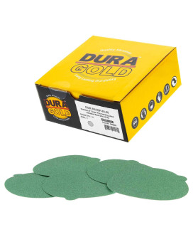 Duragold Premium 5 Green Film Psa Sanding Discs 80 Grit Box Of 50 Film Back Self Adhesive Stickyback Sandpaper Discs Fo