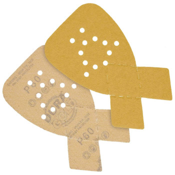 Duragold Premium Mouse Detail Sander Sandpaper 36 Assorted Grit Sanding Sheets 60 80 120 220 320 40012 Hole Pattern Hook