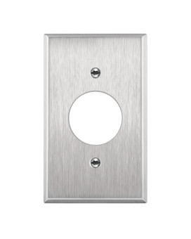 Enerlites 7751New 1406 Hole Single Receptacle Outlet Metal Wall Plate Corrosion Resistant 1Gang 450 X 276 7751 43