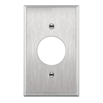 Enerlites 7751New 1406 Hole Single Receptacle Outlet Metal Wall Plate Corrosion Resistant 1Gang 450 X 276 7751 43