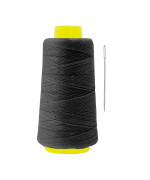 Mandala Crafts Black Whipping Twine Lacing Cord Wax String 1Mm 164 Yds Waxed Twine Coated Lashing Cord Tie Dye String Waxed