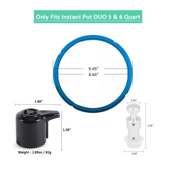 Parts Replacement For Instant Pot Duo 5 6 Quart Qt Include Sealing Ring Steam Release Valve And Float Valve Seal Replacement P