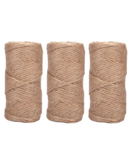 492 Feet C 164 Yards 16 Inch 6 Ply Natural Jute Garden Twine String Rolls For Packing Materials Artworks Crafts Gift Wrapp