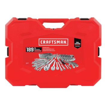 Craftsman Mechanics Tool Set Saemetric 189Piece Cmmt12034