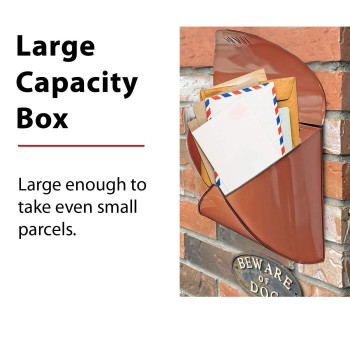 Nach Envelope Wall Mount Mailbox Maximum Rust Protection Metal Mailbox Terracotta Mail Box Mailboxes For Outside Wall Mount