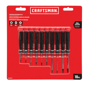 Craftsman Screwdriver Set Precision 10Piece Cmht65070