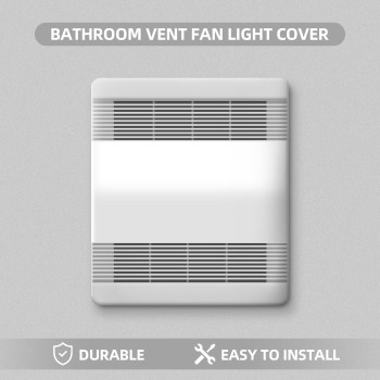 2Pack 89108000 The Exact Replacement Compatible With Nutone Bathroom Vent Fan Light Lens Cover 763Rln