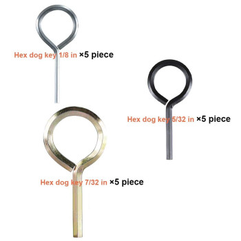 Joneaz Hex Dogging Key 18 Inch 532 Inch And 732 Inch For Push Bar Panic Exit Device Metal Dog Keys Kit 15Piece 3 Size