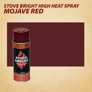 Stove Bright High Temp Spray Paint Metallic Up To 1200 Degrees 12 Ounce Pack Of 1 6319 Mojave Red