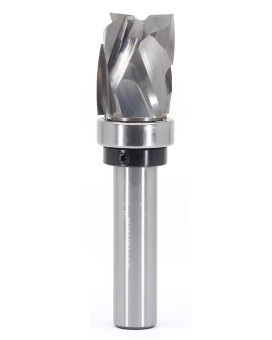 Yonico 33203 Top Bearing Ultraperformance Compression Flush Trim Router Bit 12Inch Shank