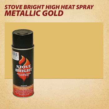 Stove Bright High Temp Spray Paint Metallic Up To 1200 Degrees 12 Ounce Pack Of 1 6302 Metallic Gold